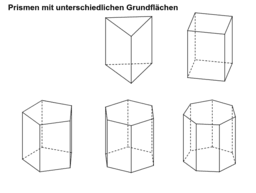 Prismen und Pyramiden