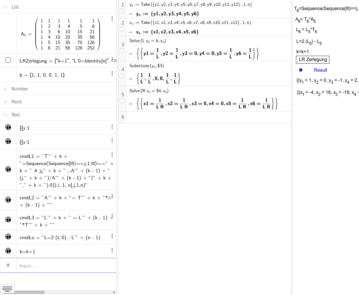 GeoGebra Applet