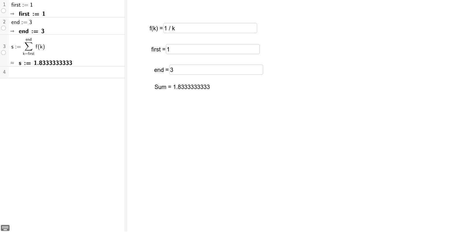 GeoGebra Applet