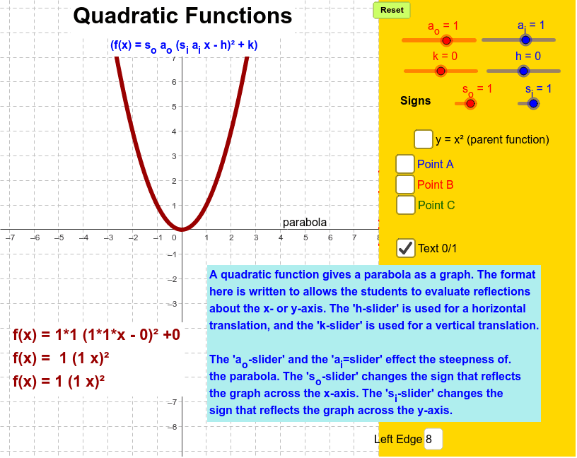 GeoGebra Applet