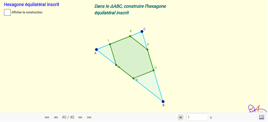 GeoGebra Applet