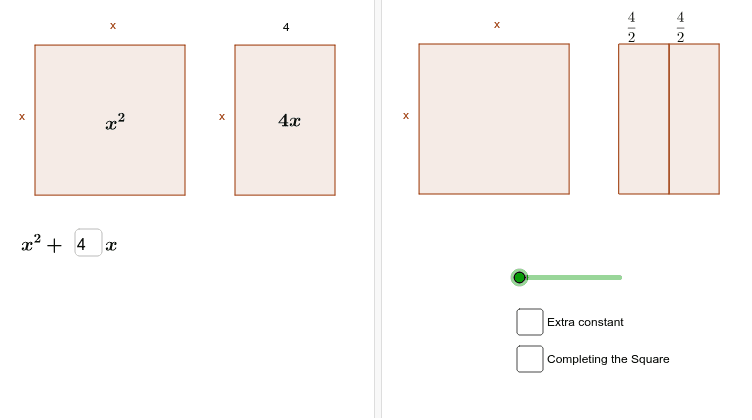 Completing the Square - Visual – GeoGebra