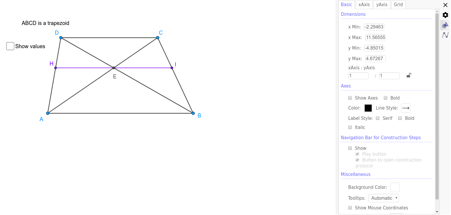 GeoGebra Applet