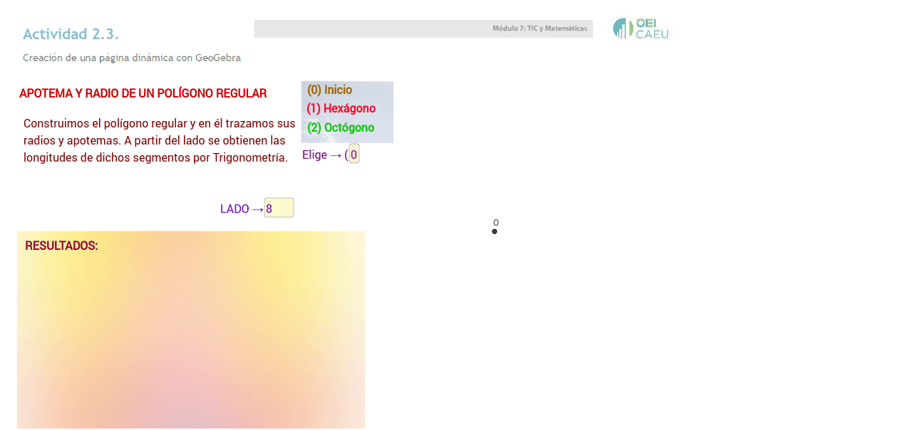 GeoGebra Applet