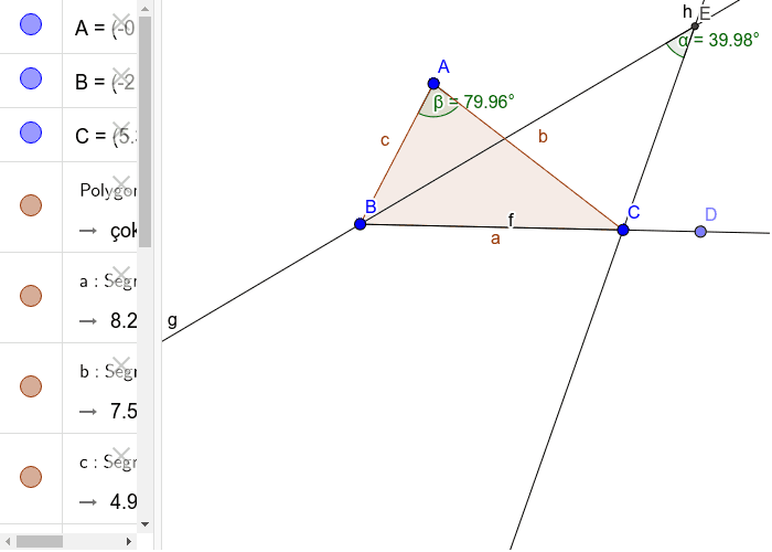 GeoGebra Applet