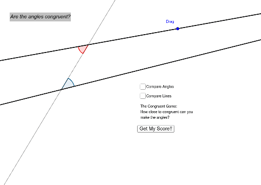 Alternate Interior Angles When Are They Congruent Geogebra