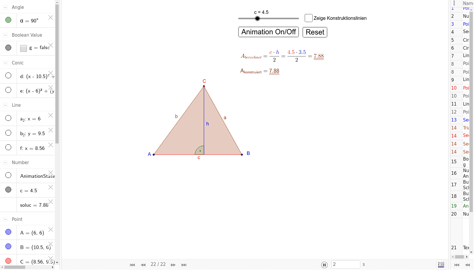 GeoGebra Applet