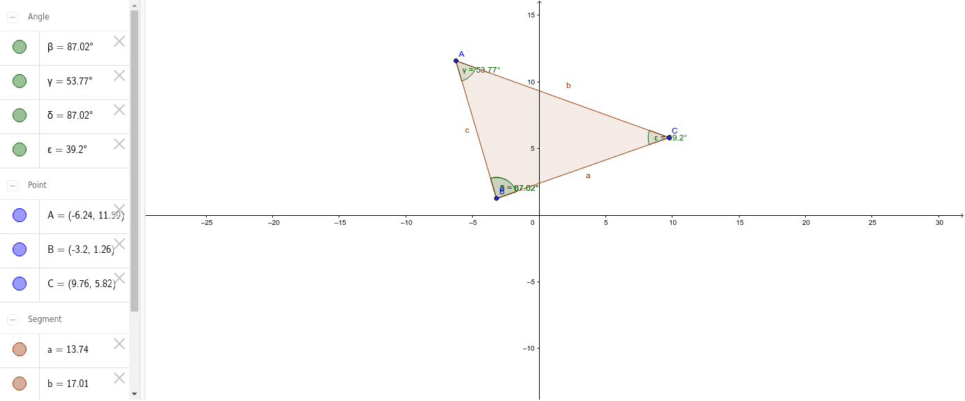 GeoGebra Applet