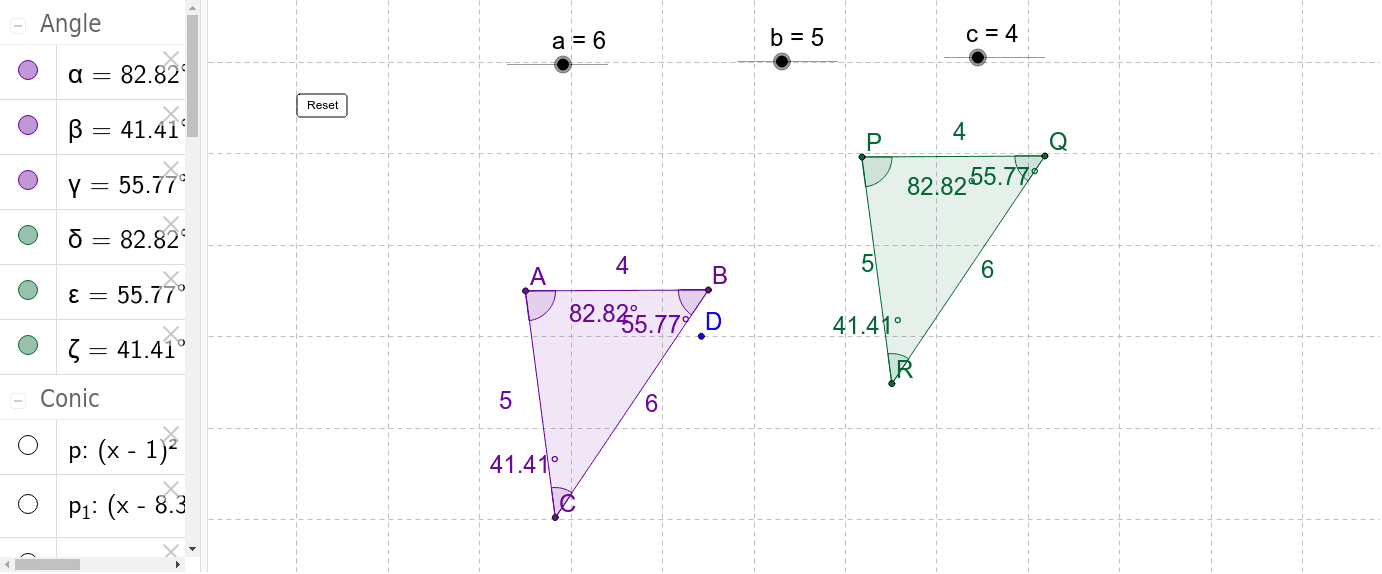 GeoGebra Applet