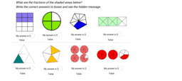Fraction of Shaded Areas