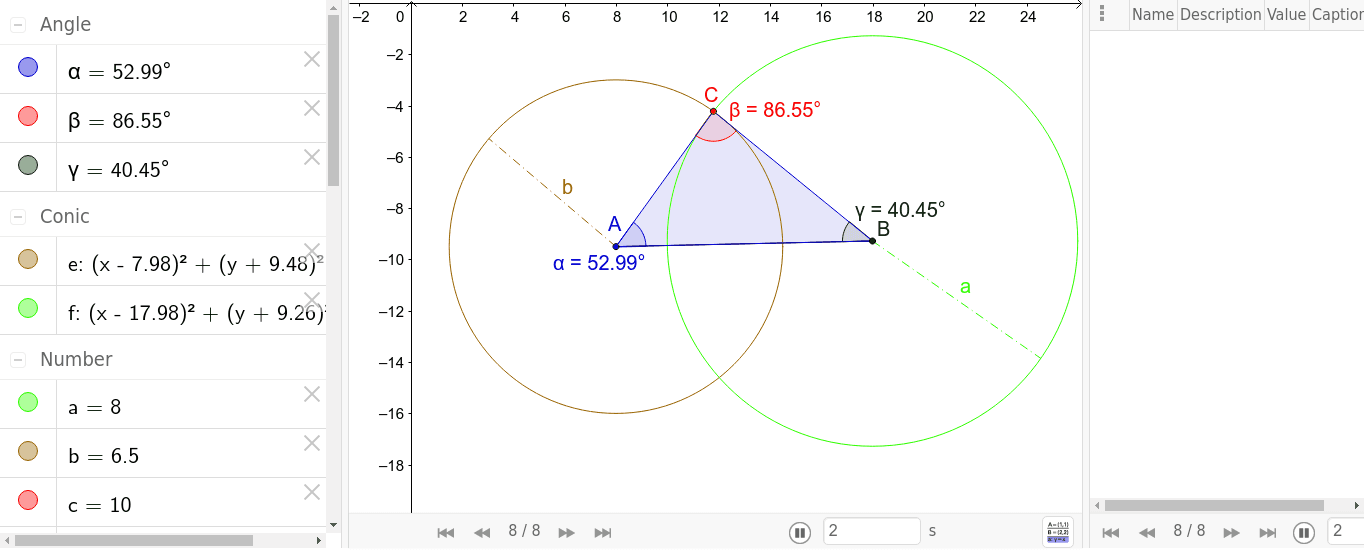 GeoGebra Applet