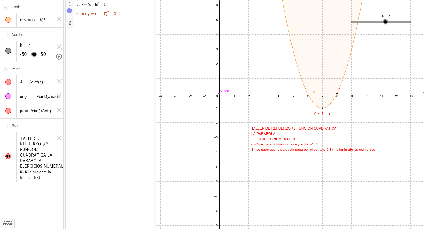 GeoGebra Applet