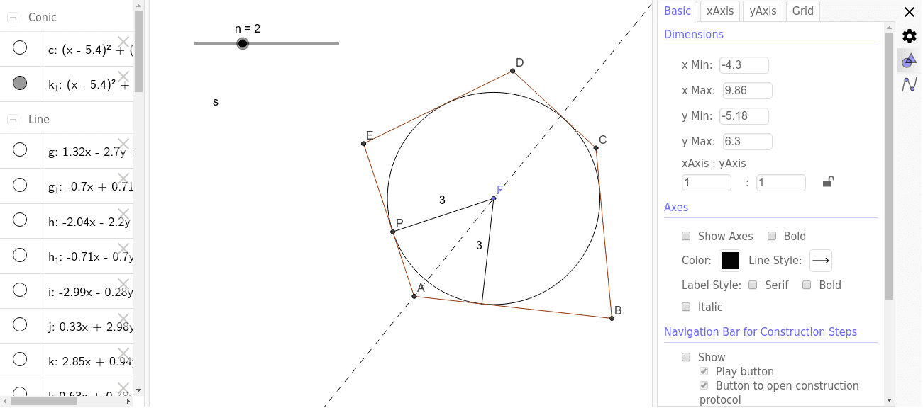 GeoGebra Applet