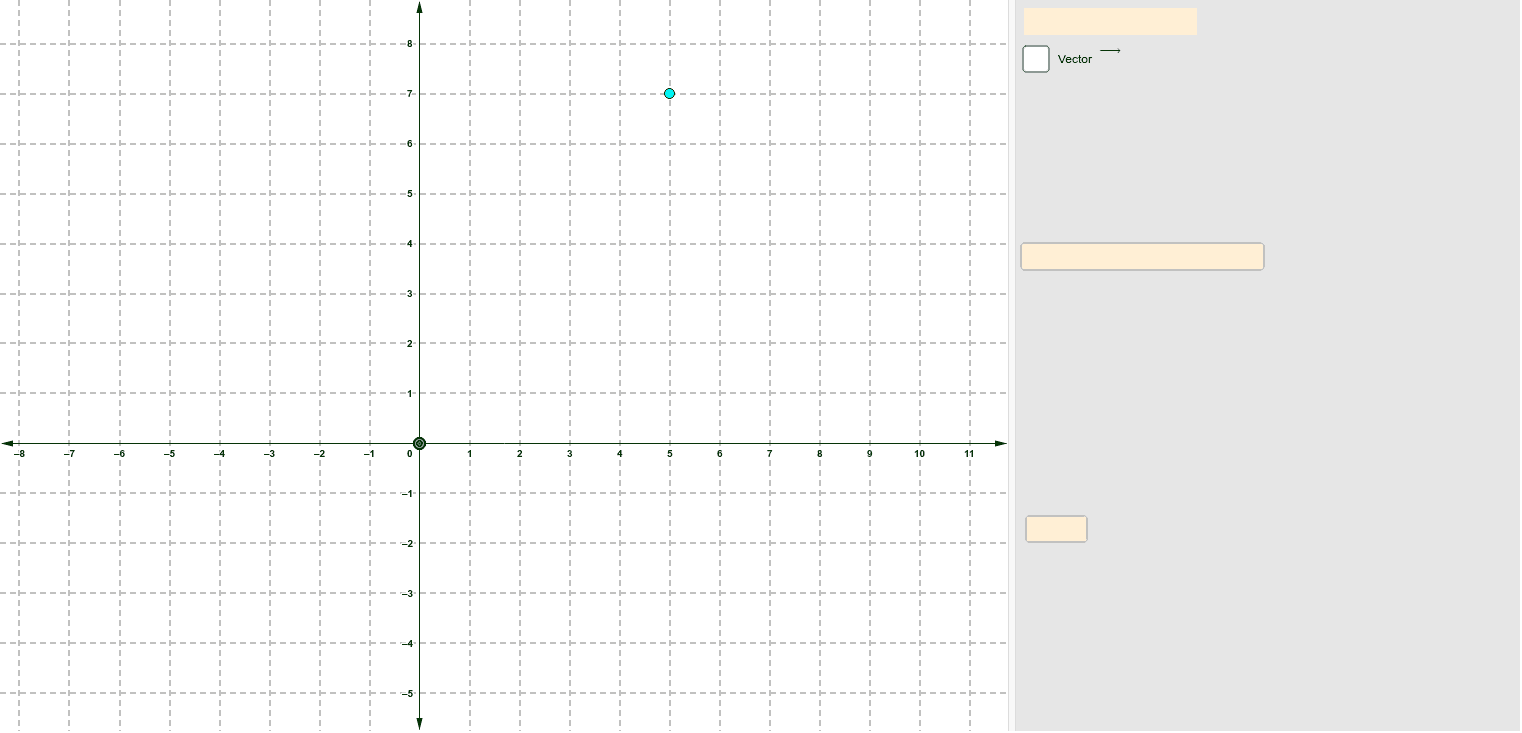 Linear Combinations GeoGebra