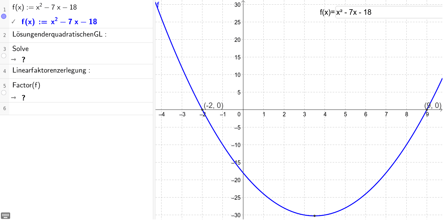 GeoGebra Applet