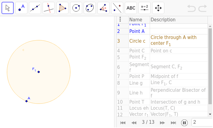 GeoGebra Applet