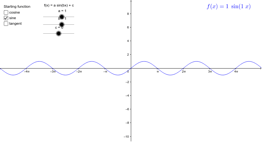 GeoGebra Applet