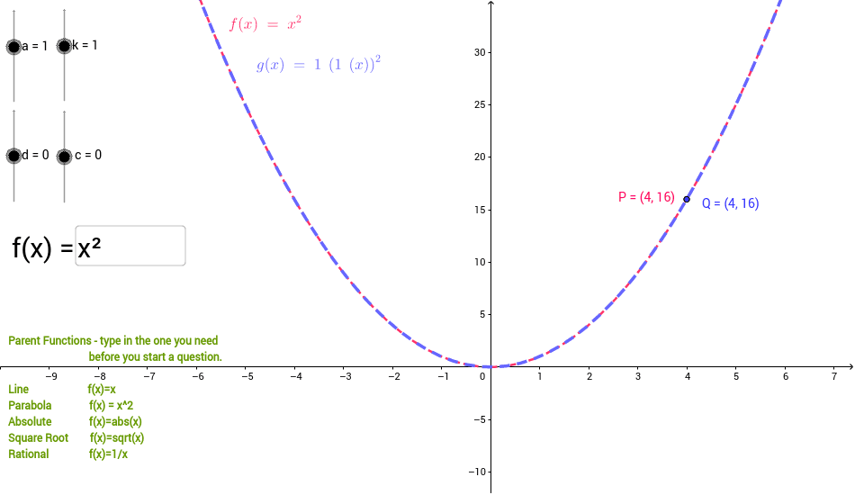 GeoGebra Applet