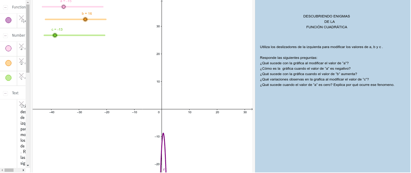 GeoGebra Applet