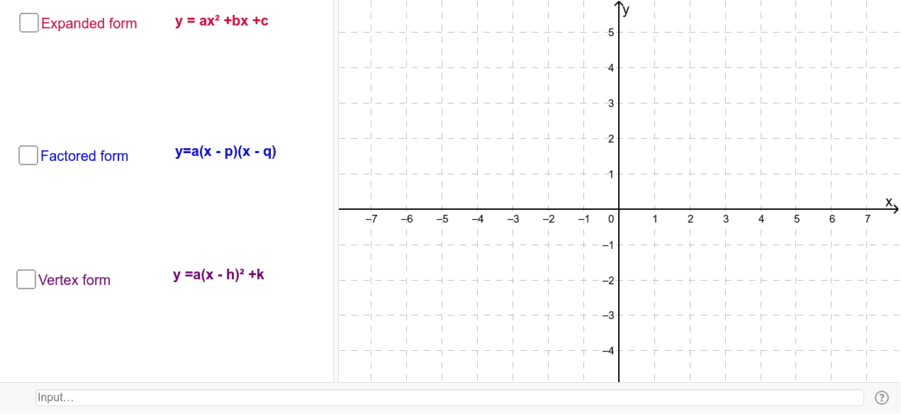 GeoGebra Applet