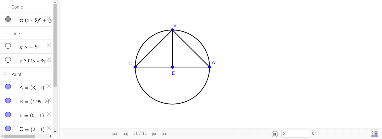 GeoGebra Applet