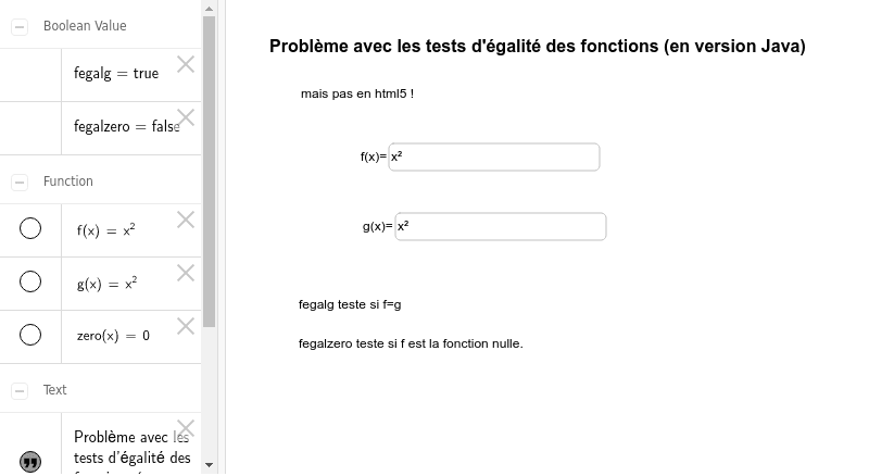 GeoGebra Applet