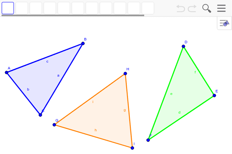 Interior Angles Of A Triangle Geogebra