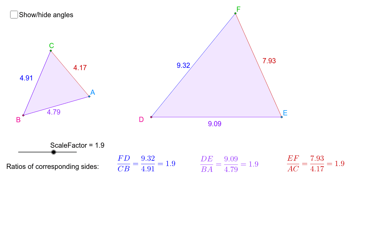 GeoGebra Applet
