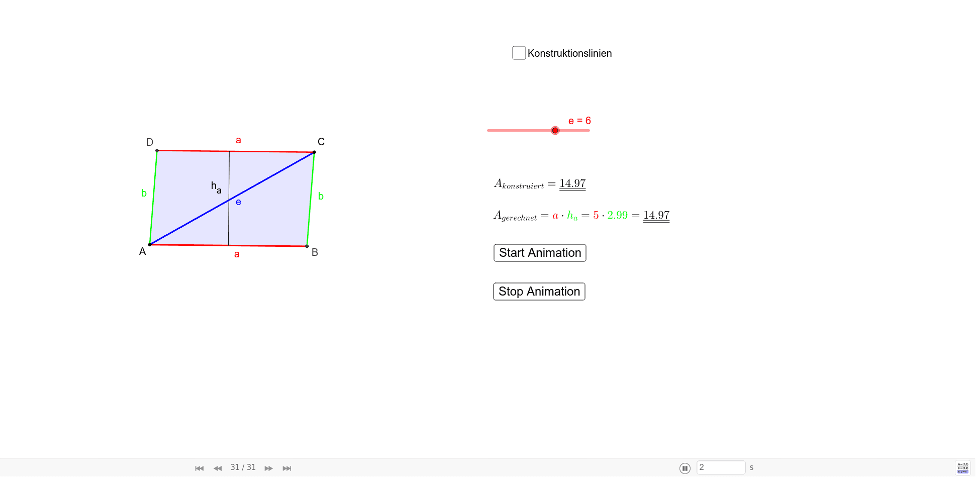 GeoGebra Applet