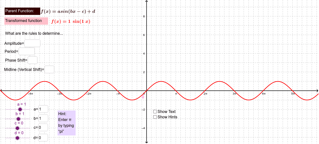 GeoGebra Applet