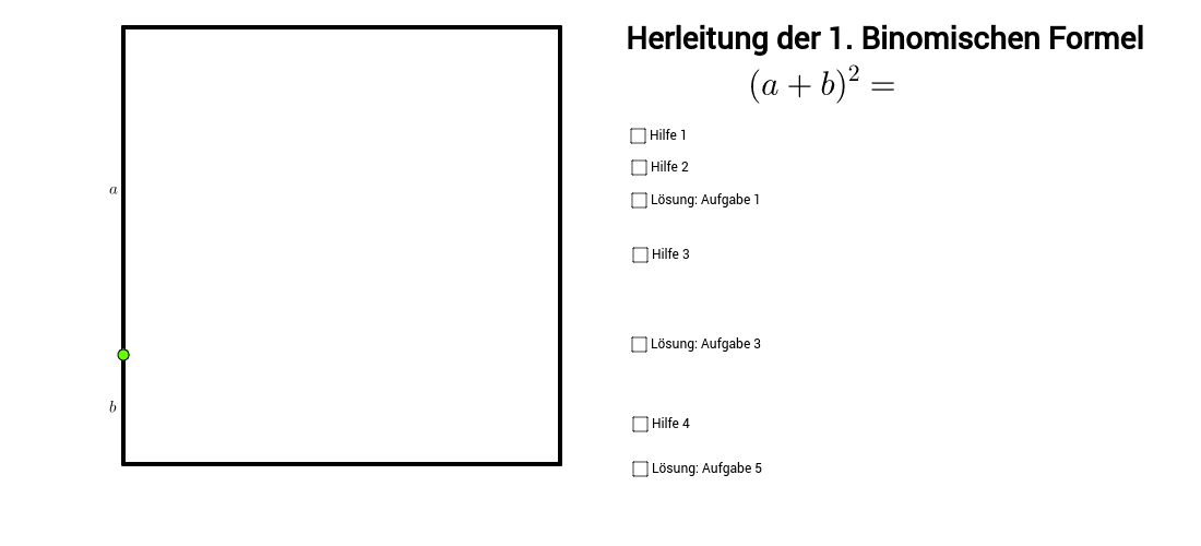GeoGebra Applet