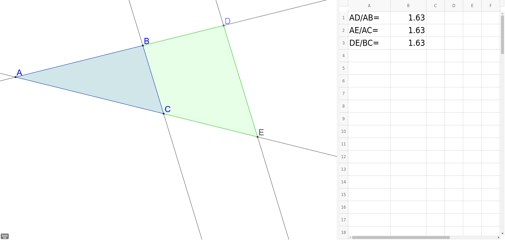 GeoGebra Applet