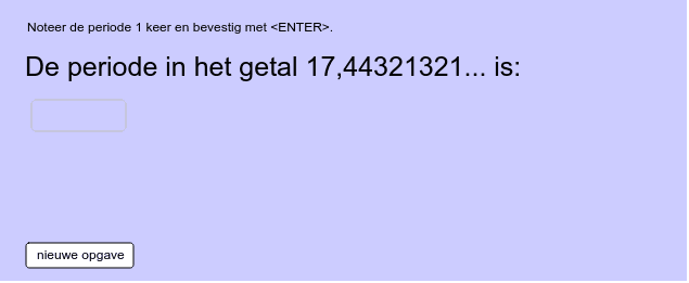 Opdracht 10: Periode