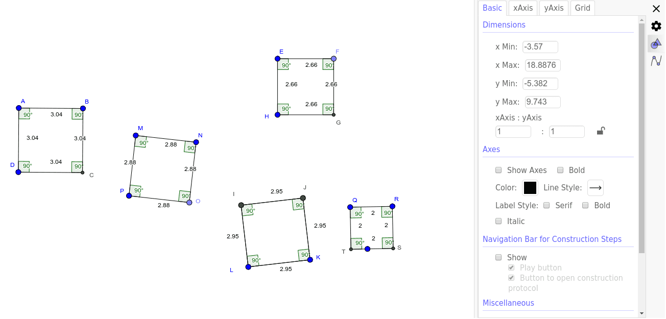 GeoGebra Applet
