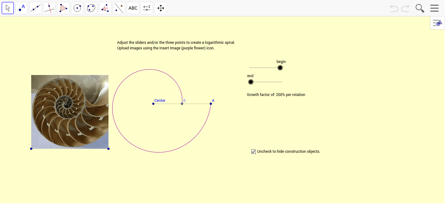 GeoGebra Applet