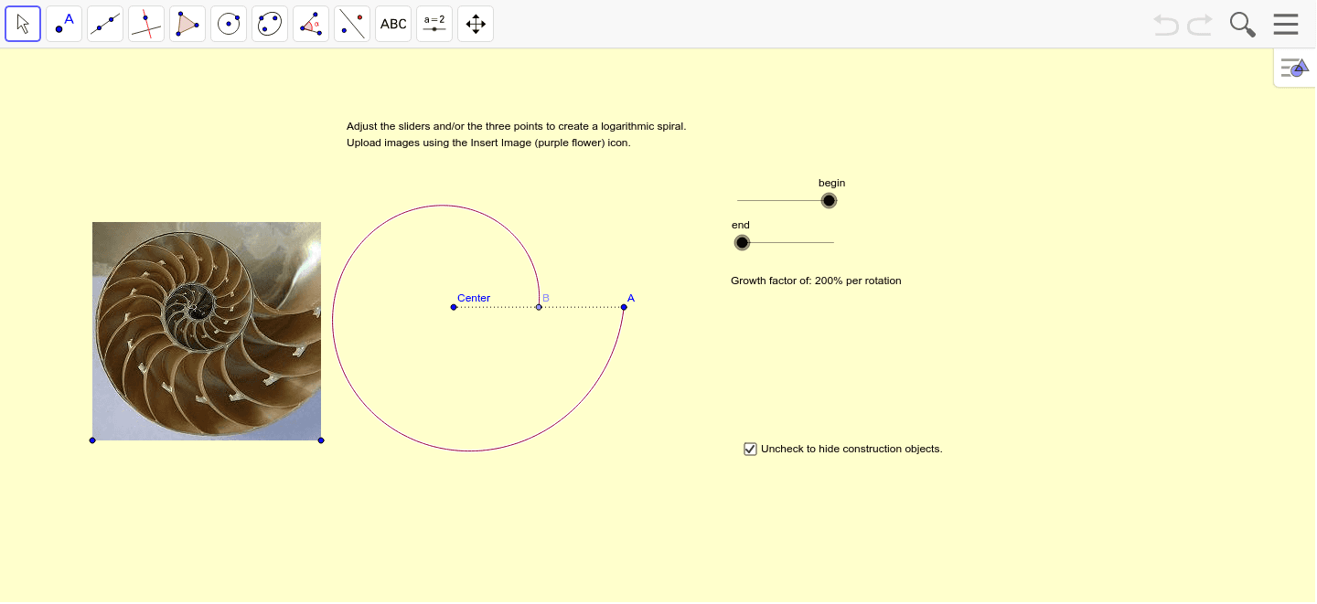 GeoGebra Applet