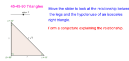 Project 3 Special Right Triangles