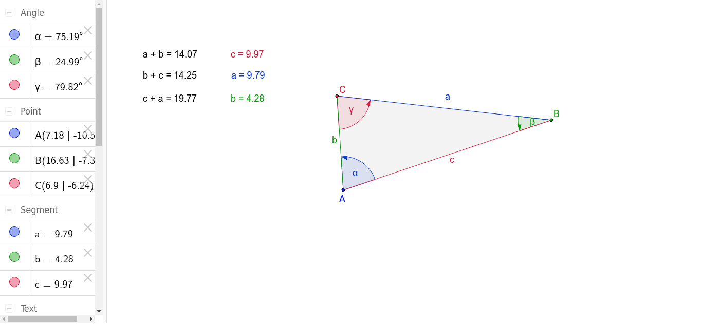 GeoGebra Applet