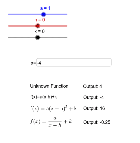 GeoGebra Applet