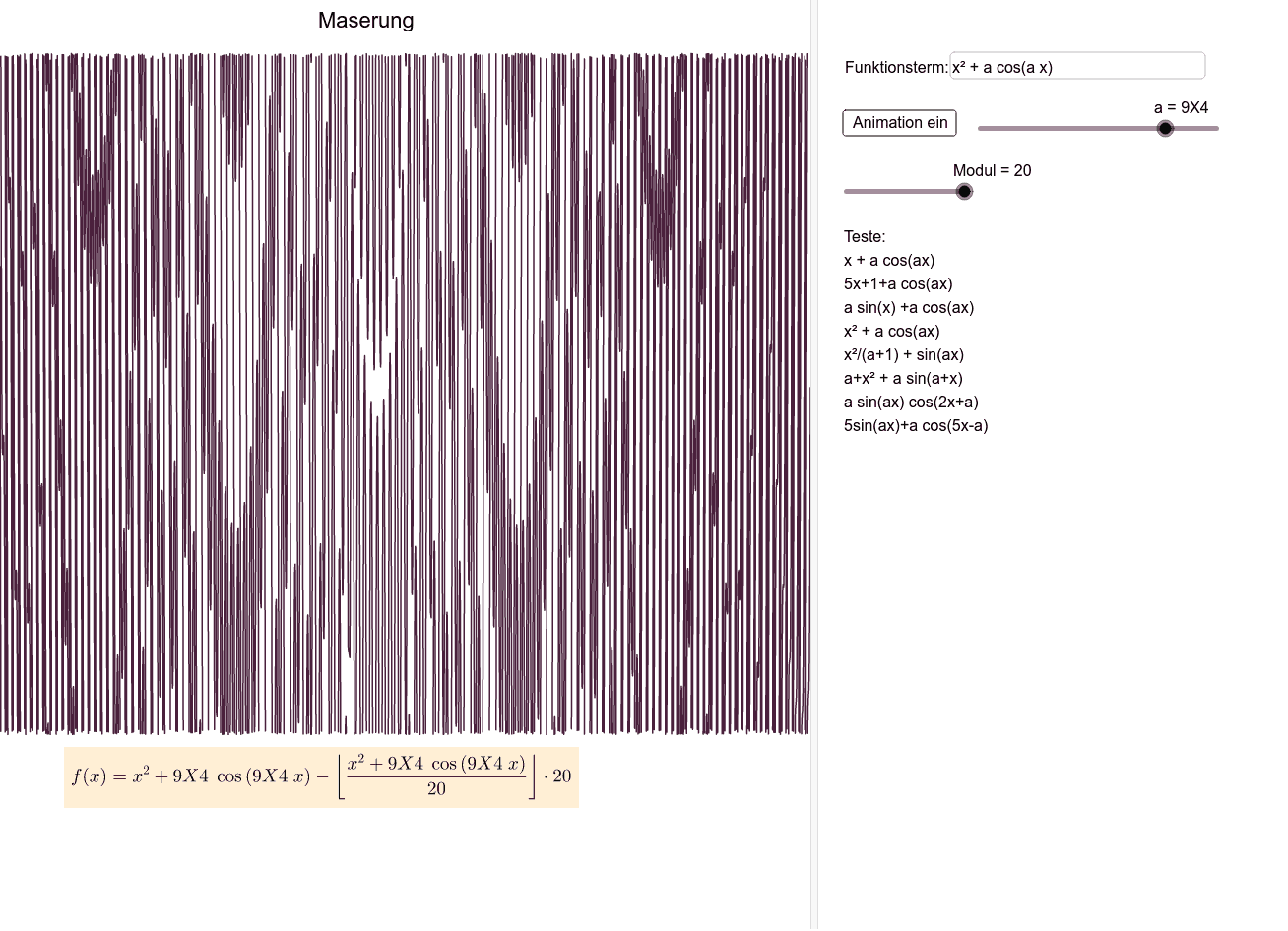GeoGebra Applet