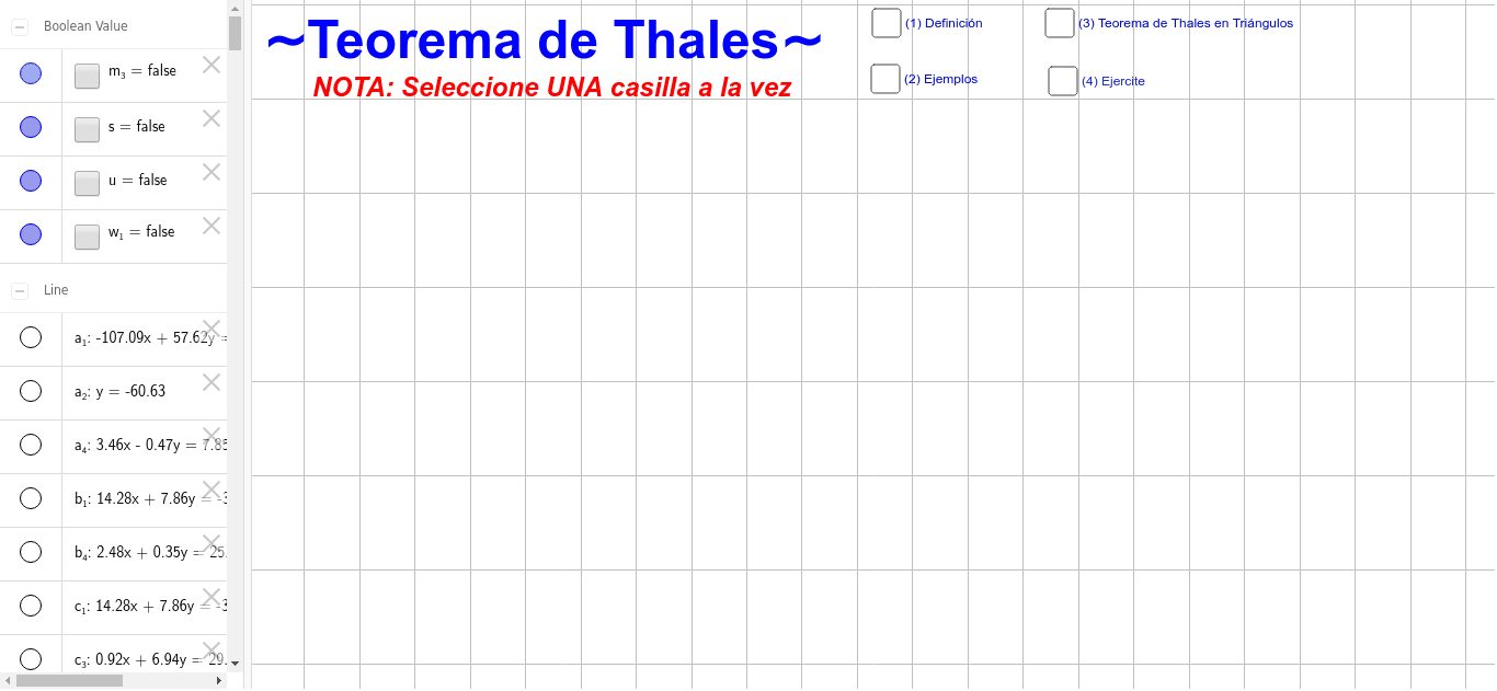 GeoGebra Applet