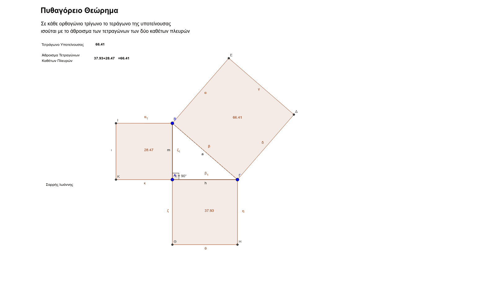 GeoGebra Applet