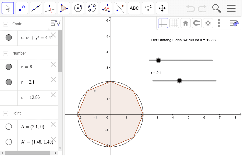 GeoGebra Applet