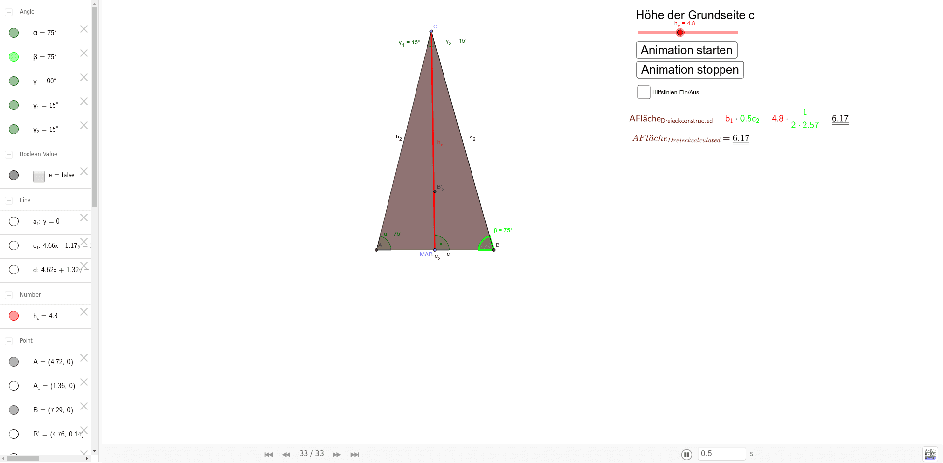 GeoGebra Applet