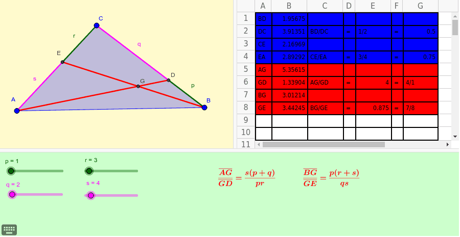GeoGebra Applet