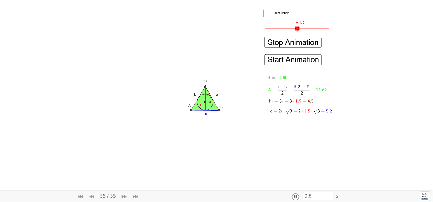 GeoGebra Applet