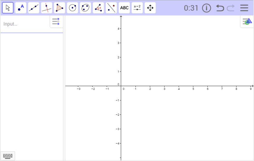 Geactiveerde GeoGebra Examenmodus