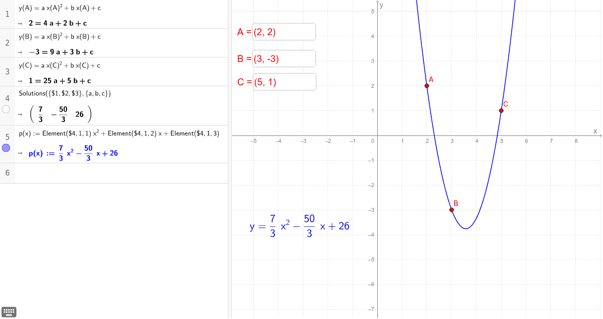GeoGebra Applet