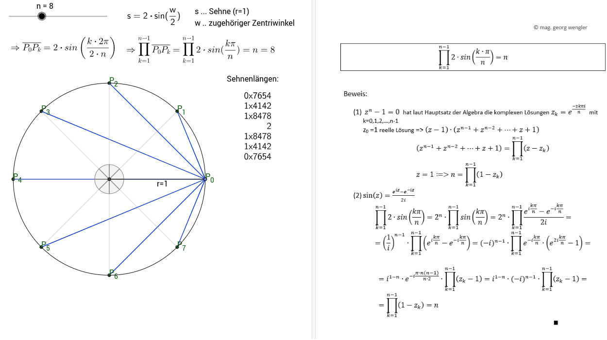 GeoGebra Applet