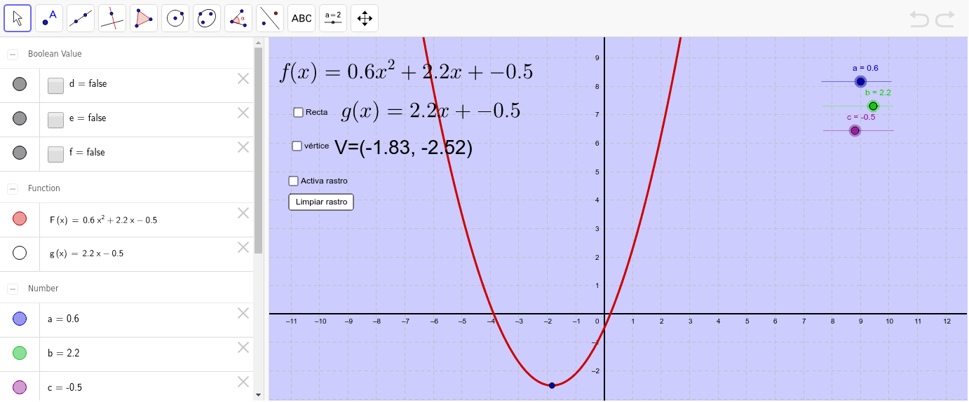 GeoGebra Applet